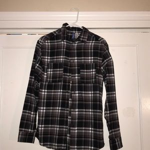 Black Plad Flannel